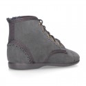 Autumn winter canvas SPORT Pascuala style boots.