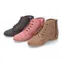 Autumn winter canvas SPORT Pascuala style boots.