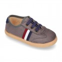 New SPECIAL OKAA EDITION autumn winter canvas tennis shoes with flag design.