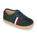 New SPECIAL OKAA EDITION autumn winter canvas tennis shoes with flag design.