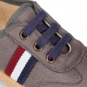 New SPECIAL OKAA EDITION autumn winter canvas tennis shoes with flag design.