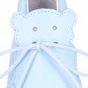 Soft Nappa leather little BEAR bootie for babies.