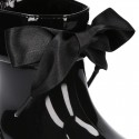 BIMBI BOW Rain boots with adjustable neck for little kids.