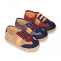 New SPECIAL OKAA EDITION autumn winter canvas tennis shoes with flag design.