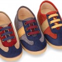 New SPECIAL OKAA EDITION autumn winter canvas tennis shoes with flag design.