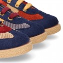 New SPECIAL OKAA EDITION autumn winter canvas tennis shoes with flag design.