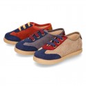 New SPECIAL OKAA EDITION autumn winter canvas tennis shoes with flag design.