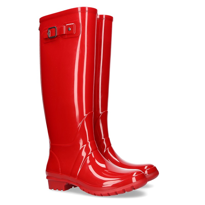 Botas De Agua Regenliebe Blossom Night High Para Mujer - Caña Alta 33 Cm, Impermeables, Antideslizantes Y Con Forro Térmico