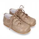 Classic SOFT Nappa leather English style shoes in seasonal colors.