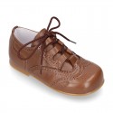 Classic SOFT Nappa leather English style shoes in seasonal colors.