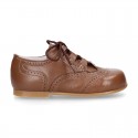 Classic SOFT Nappa leather English style shoes in seasonal colors.