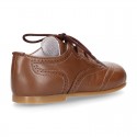 Classic SOFT Nappa leather English style shoes in seasonal colors.