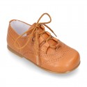 Classic SOFT Nappa leather English style shoes in seasonal colors.