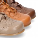 Classic SOFT Nappa leather English style shoes in seasonal colors.