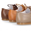 Classic SOFT Nappa leather English style shoes in seasonal colors.