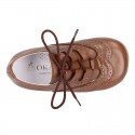 Classic SOFT Nappa leather English style shoes in seasonal colors.