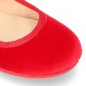 New RED VELVET canvas Mary Jane shoes with DIAMOND style buckle fastening.
