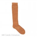 WARM COTTON CROCHET KNEE-HIGH SOCKS BY CONDOR.