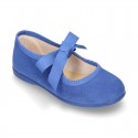 New Spring summer canvas ballet flat angel style.