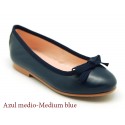 New Extra soft leather ballet flats with ribbon.