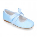 SOFT nappa leather little girl Mary Jane shoes angel style in pastel colors.