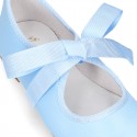 SOFT nappa leather little girl Mary Jane shoes angel style in pastel colors.