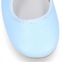 SOFT nappa leather little girl Mary Jane shoes angel style in pastel colors.