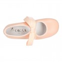 SOFT nappa leather little girl Mary Jane shoes angel style in pastel colors.