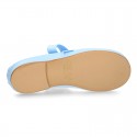 SOFT nappa leather little girl Mary Jane shoes angel style in pastel colors.