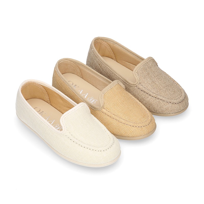 Canvas moccasins hotsell