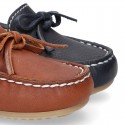 EXTRA SOFT nappa leather Moccasin shoes with bows for little kids.