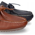 EXTRA SOFT nappa leather moccasin shoes with bows.