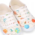 New Cotton canvas sneaker shoes with SPACE type design.