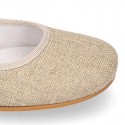 LINEN CEREMONY Girl Ballet flats dancer style.