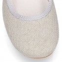 LINEN CEREMONY Girl Ballet flats dancer style.