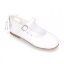 SOFT NAPPA leather LIMITED EDITION Mary Janes with buckle fastening.