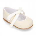 CEREMONY LINEN Little Mary Jane shoes angel style for little girls.