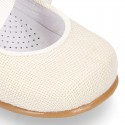 CEREMONY LINEN Little Mary Jane shoes angel style for little girls.