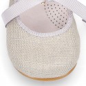 CEREMONY LINEN Little Mary Jane shoes angel style for little girls.