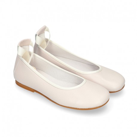 SOFT nappa leather Girl Ballet flats dancer style.