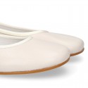 SOFT nappa leather Girl Ballet flats dancer style.