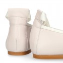 SOFT nappa leather Girl Ballet flats dancer style.