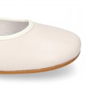 SOFT nappa leather Girl Ballet flats dancer style.