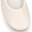 SOFT nappa leather Girl Ballet flats dancer style.