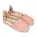 CEREMONY Girl Suede leather espadrilles shoes Valenciana style.