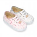 Cotton canvas Kids Bamba shoes with sweet AIR BALLOONS design.