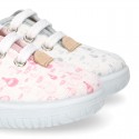 Cotton canvas Kids Bamba shoes with sweet AIR BALLOONS design.