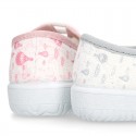 Cotton canvas Kids Bamba shoes with sweet AIR BALLOONS design.