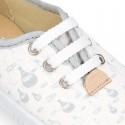 Cotton canvas Kids Bamba shoes with sweet AIR BALLOONS design.