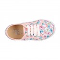 BUTTERFLY cotton canvas design tennis shoes for kids .